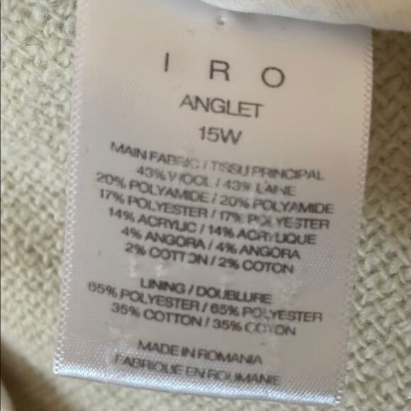 IRO Anglet Ivory Women's Jacket - Picture 6 of 7